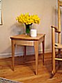 Table Mug Flowers and Parrt of Chair